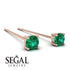 Hanging Emerald Earrings - Milani No. 5