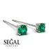 Hanging Emerald Earrings - Milani No. 6