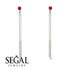 Hanging Ruby Earrings - Alaia No. 12