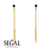 Hanging Sapphire Earrings - Alaia No. 13