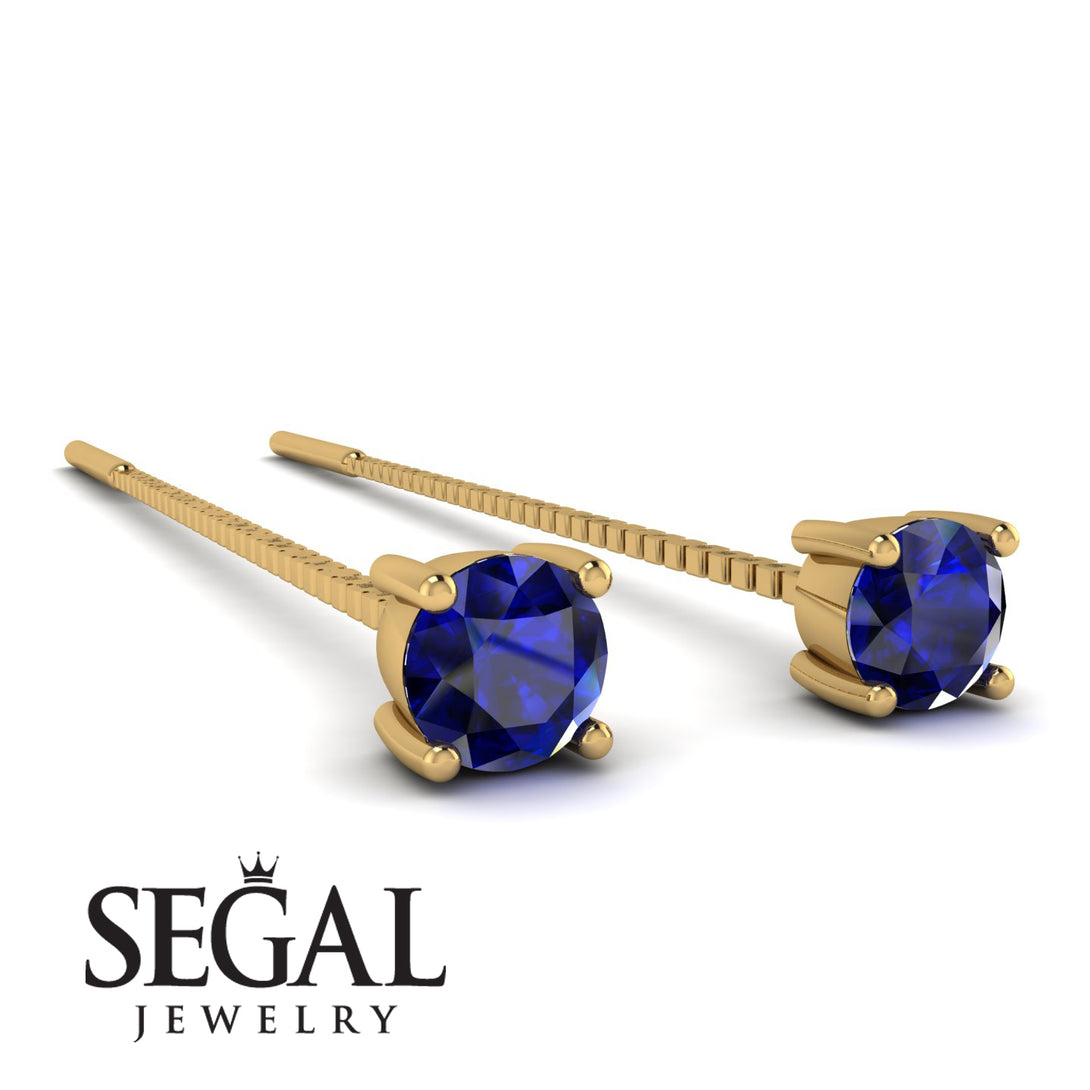 Hanging Sapphire Earrings - Milani No. 13