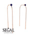 Hanging Sapphire Earrings - Alaia No. 14