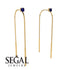 Hanging Sapphire Earrings - Alaia No. 13