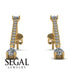 Hanging Oval Diamond Earrings - Tatiana No. 1 image 11
