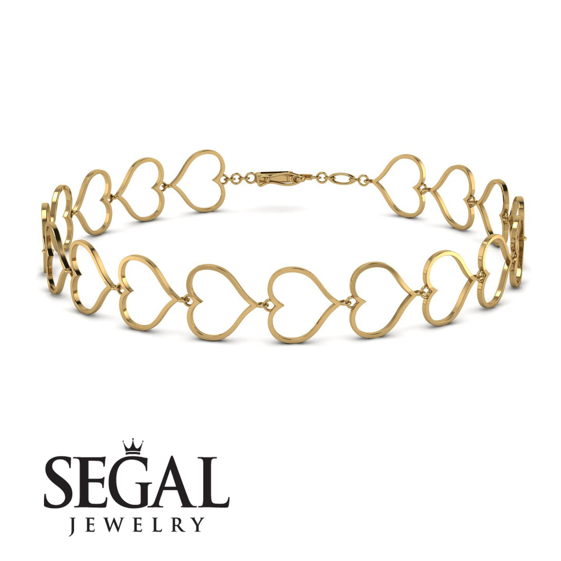 Hear Gold Minimalist Bracelet - Kenley No. 1