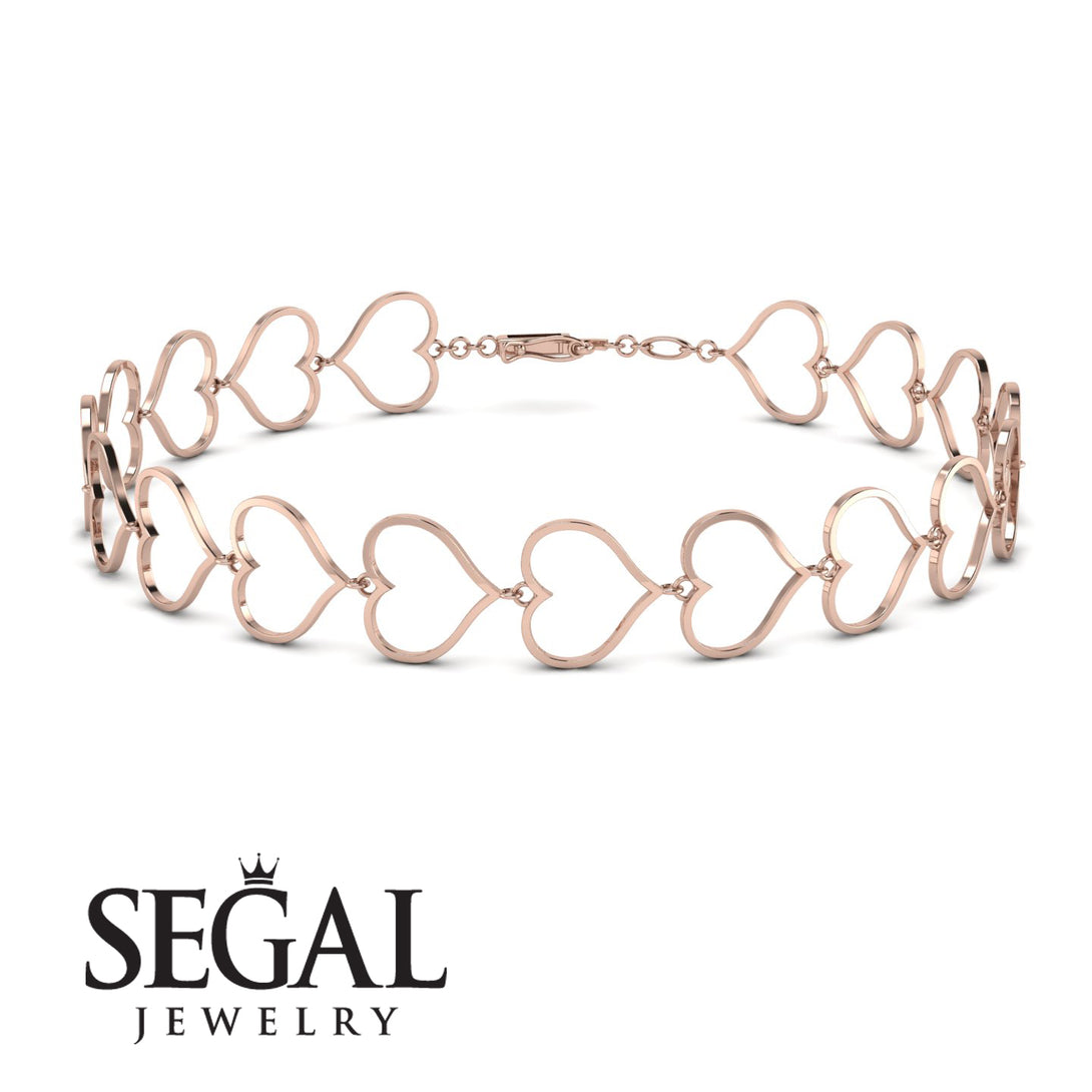 Hear Gold Minimalist Bracelet - Kenley No. 2