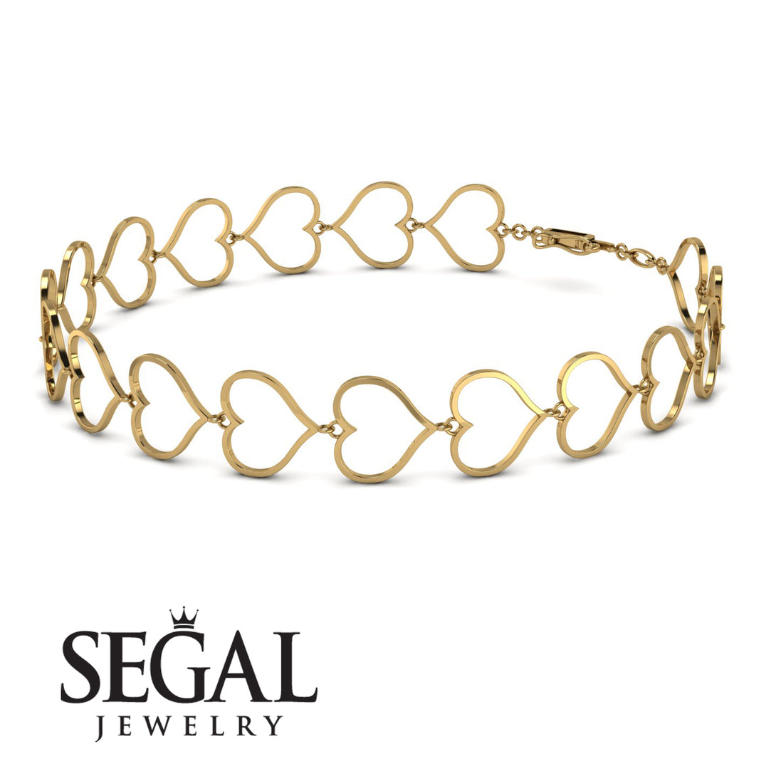Hear Gold Minimalist Bracelet - Kenley No. 1