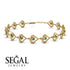 Heart Emerald Bracelet - Martha No. 4