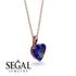 Heart Sapphire Necklace - Noelle No. 59