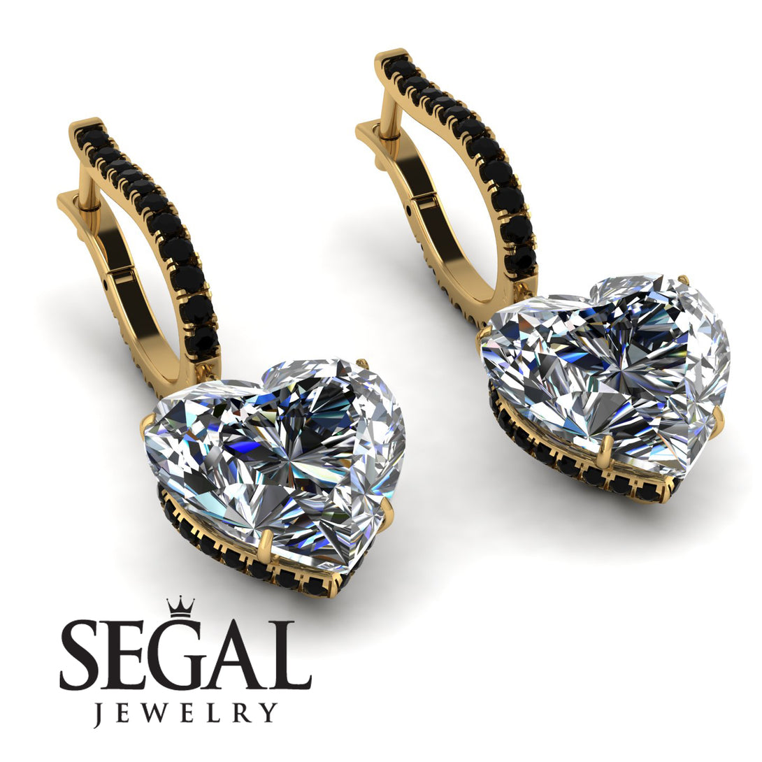 Heart Diamond Earrings - Noelle No. 31