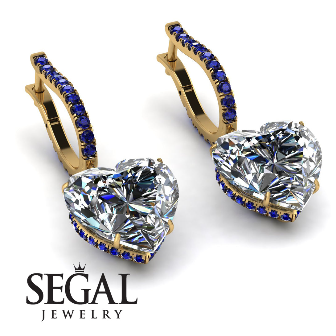 Heart Diamond Earrings - Noelle No. 61