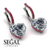 Heart Diamond Earrings - Noelle No. 48