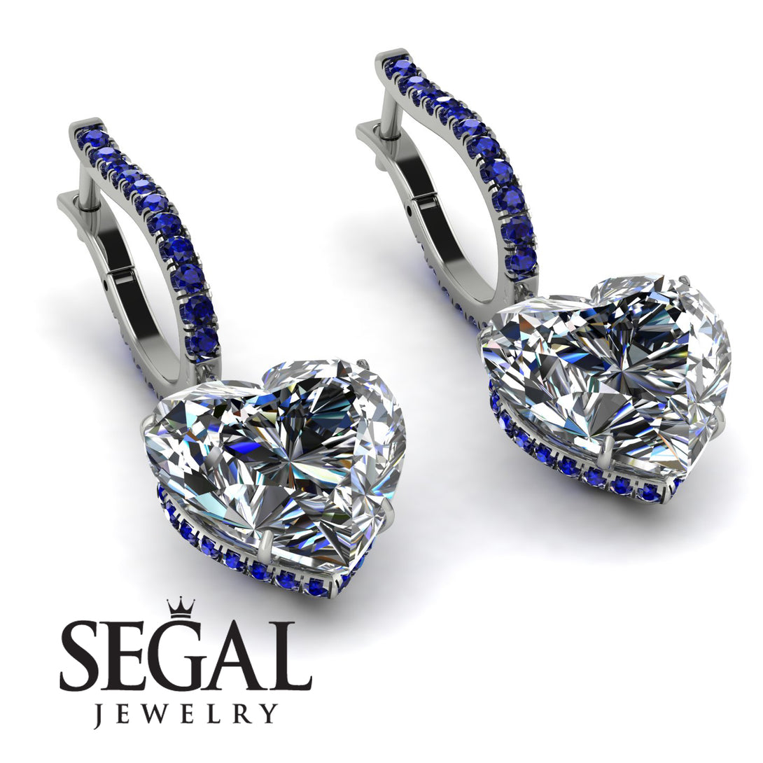 Heart Diamond Earrings - Noelle No. 63