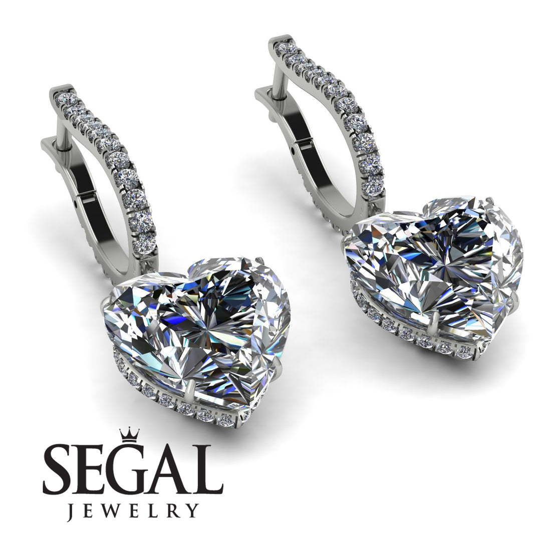 Heart Diamond Earrings - Noelle No. 3