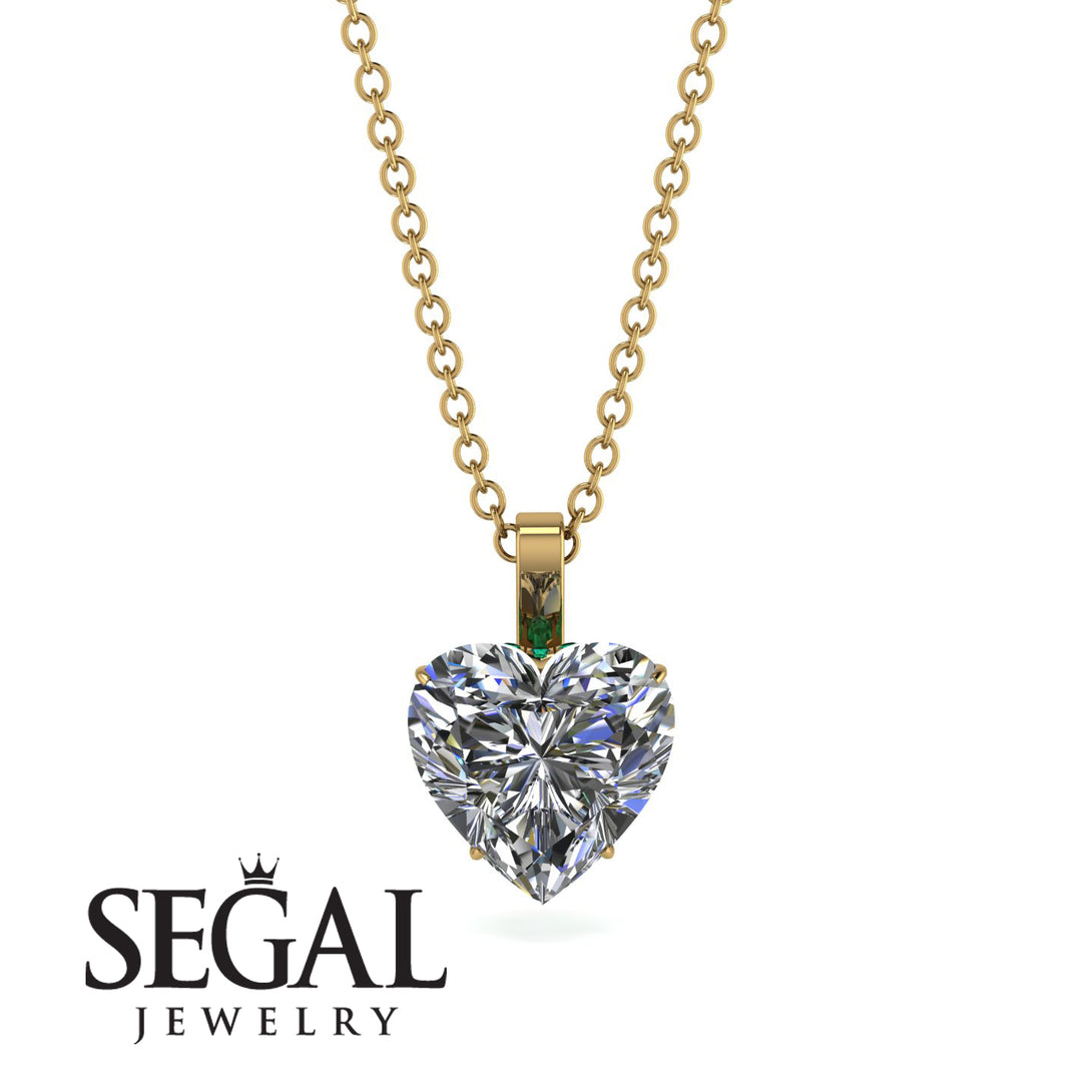 Heart Diamond Necklace - Noelle No. 16