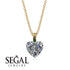 Heart Diamond Necklace - Noelle No. 16