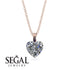 Heart Diamond Necklace - Noelle No. 62