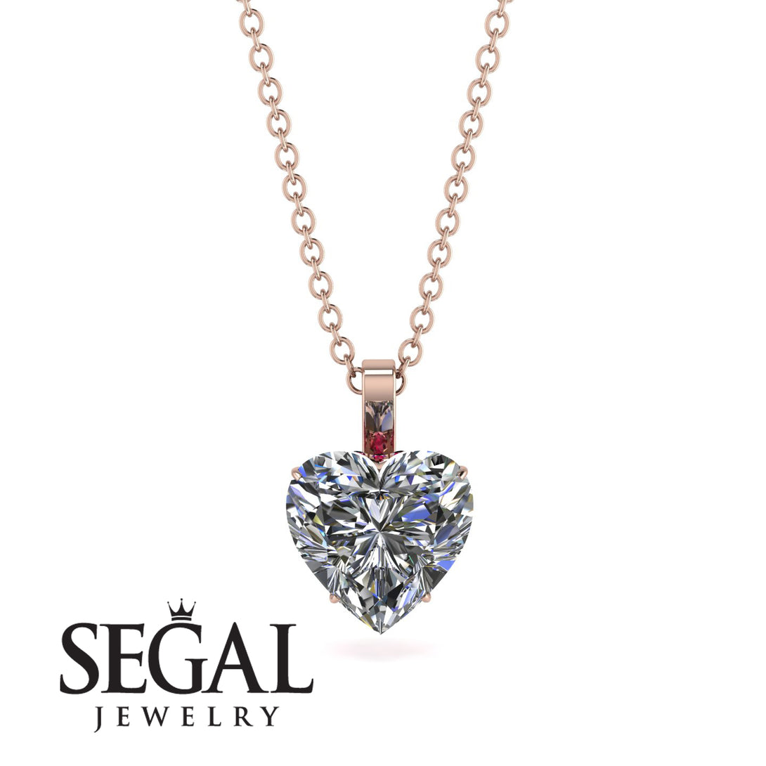 Heart Diamond Necklace - Noelle No. 47