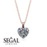Heart Diamond Necklace - Noelle No. 47