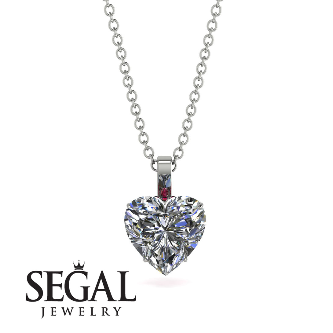 Heart Diamond Necklace - Noelle No. 48