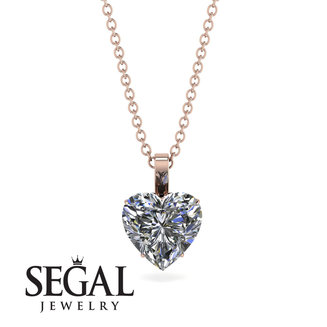 Heart Diamond Necklace - Noelle No. 32