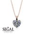 Heart Diamond Necklace - Noelle No. 32