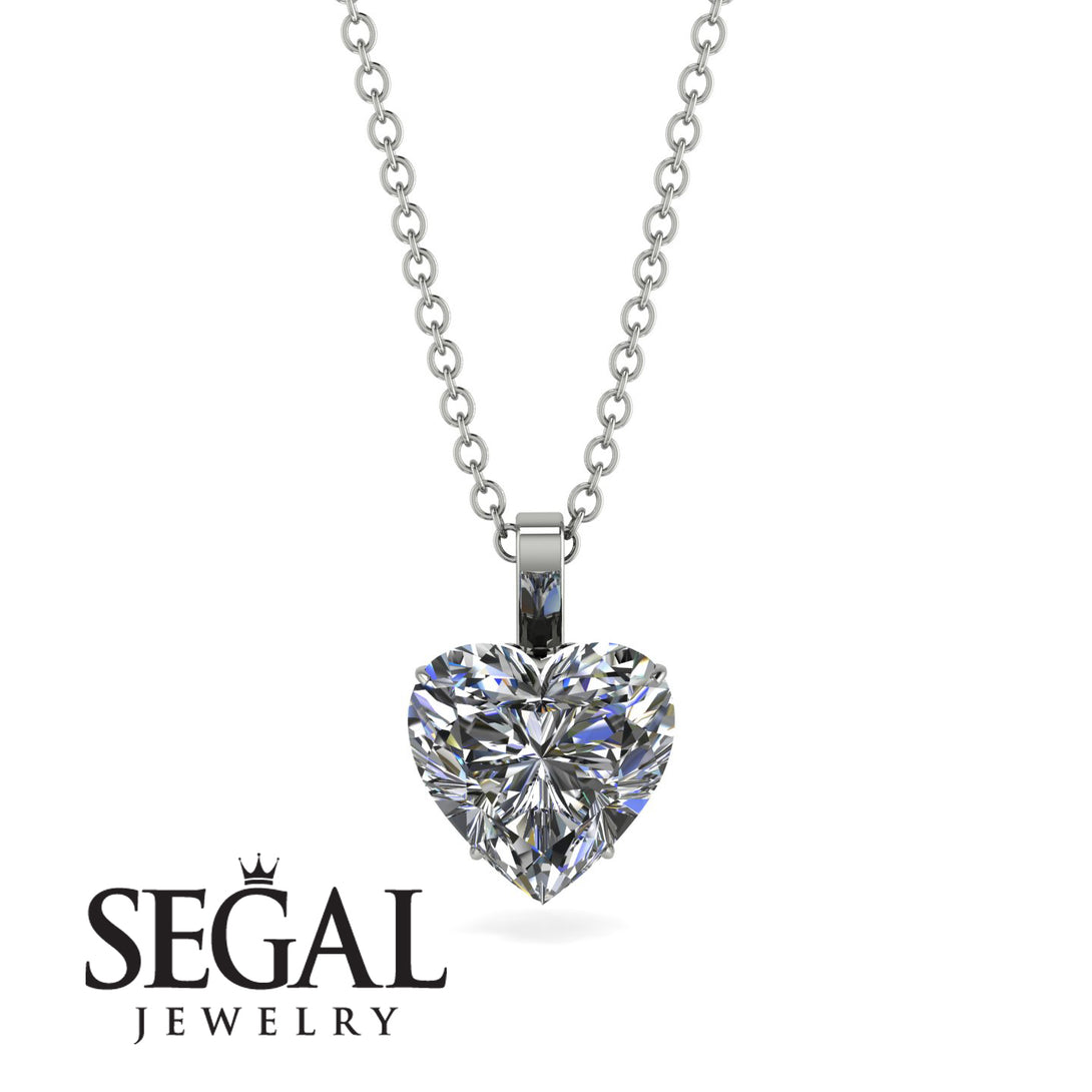Heart Diamond Necklace - Noelle No. 33