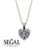 Heart Diamond Necklace - Noelle No. 33