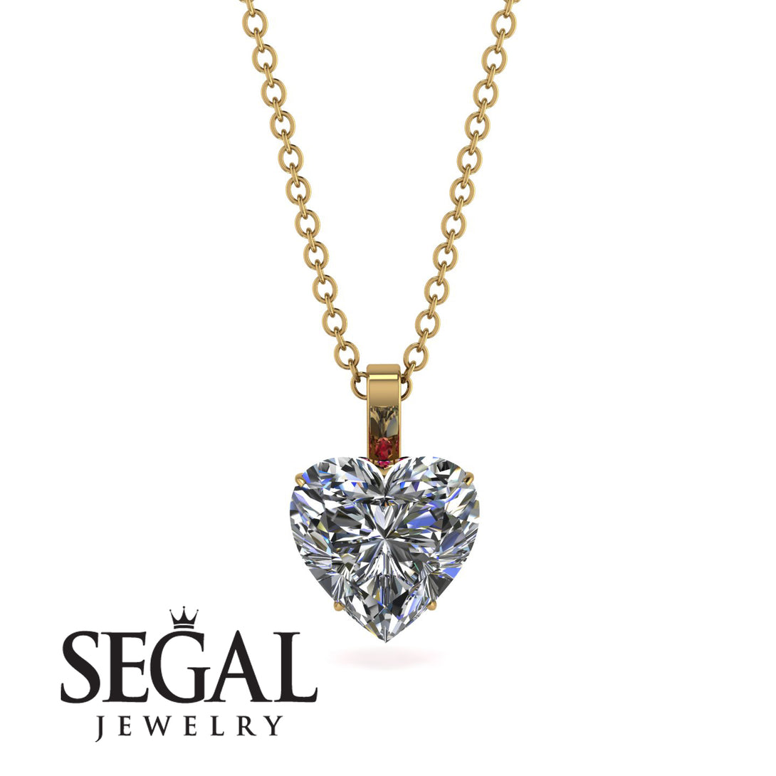 Heart Diamond Necklace - Noelle No. 46