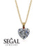 Heart Diamond Necklace - Noelle No. 46
