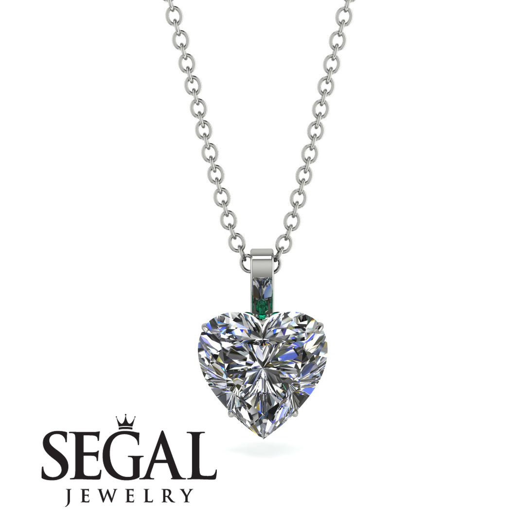 Heart Diamond Necklace - Noelle No. 18