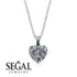 Heart Diamond Necklace - Noelle No. 18