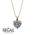 Heart Diamond Necklace - Noelle No. 17