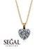 Heart Diamond Necklace - Noelle No. 31