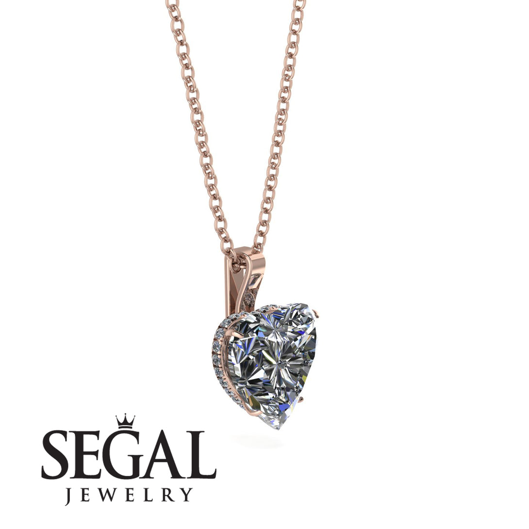 Heart Diamond Necklace - Noelle No. 2