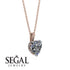 Heart Diamond Necklace - Noelle No. 2