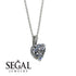 Heart Diamond Necklace - Noelle No. 3