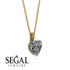 Heart Diamond Necklace - Noelle No. 1