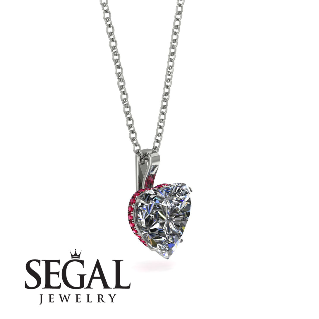 Heart Diamond Necklace - Noelle No. 48