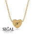 Heart Initial Necklace - Emory No. 1