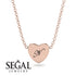 Heart Initial Necklace - Emory No. 2