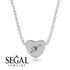 Heart Initial Necklace - Emory No. 3