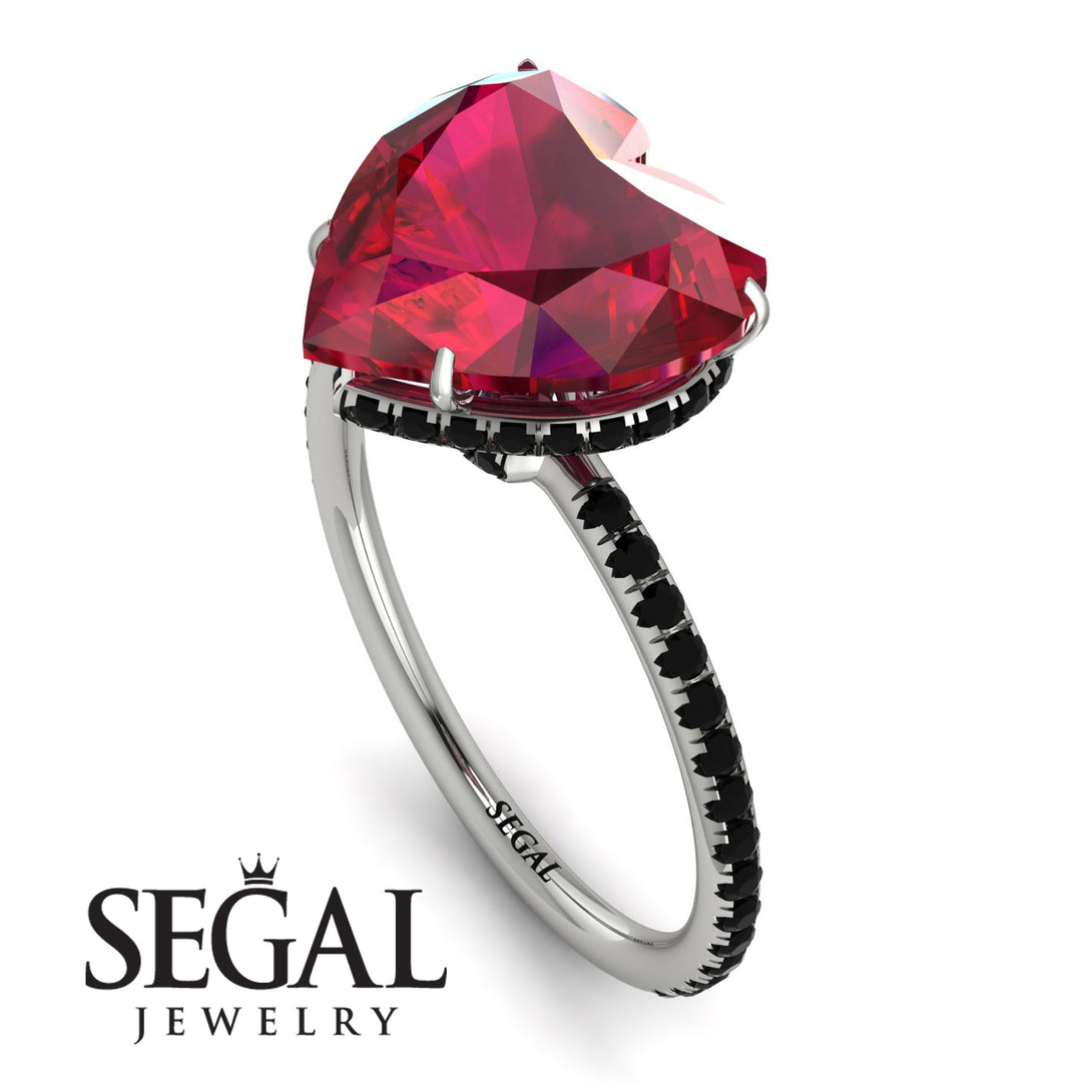Heart Shape Ruby Ring - Noelle No. 42
