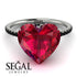Heart Shape Ruby Ring - Noelle No. 42