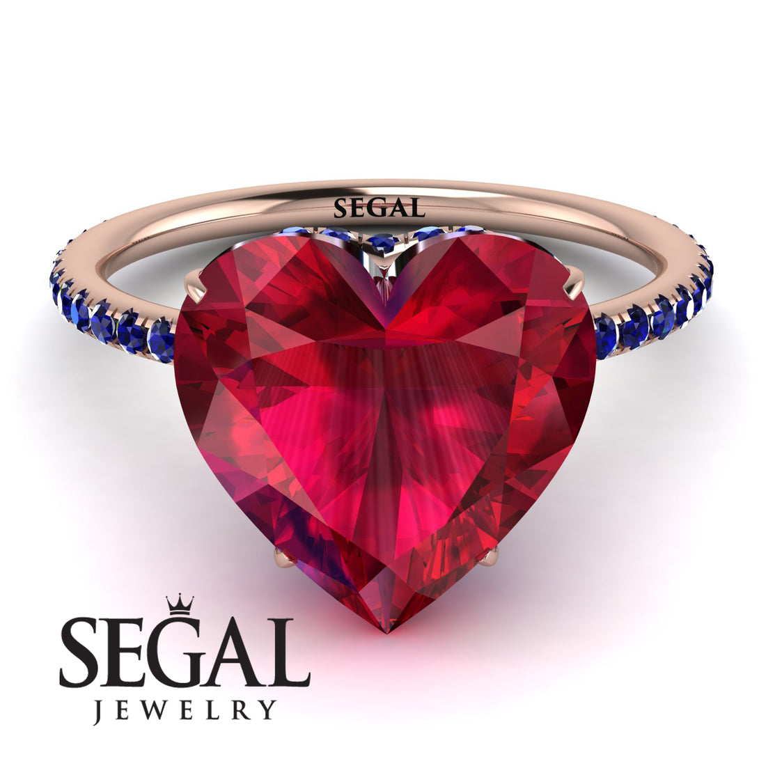Heart Shape Ruby Ring - Noelle No. 71