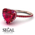 Heart Shape Ruby Ring - Noelle No. 56