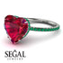 Heart Shape Ruby Ring - Noelle No. 27