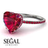 Heart Shape Ruby Ring - Noelle No. 57