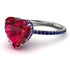 Heart Shape Ruby Ring - Noelle No. 72
