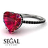 Heart Shape Ruby Ring - Noelle No. 42